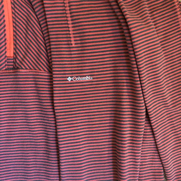 Columbia striped half-zip pullover - L - Picture 2 of 5